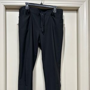 Black travel pants